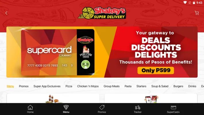 Shakey’s Super App android App screenshot 1