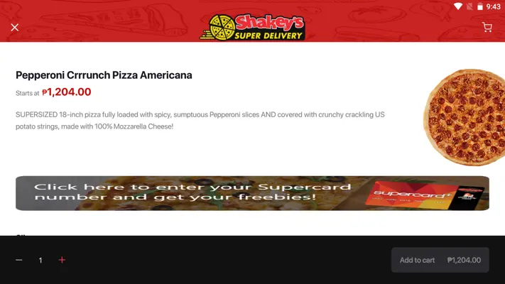 Shakey’s Super App android App screenshot 4